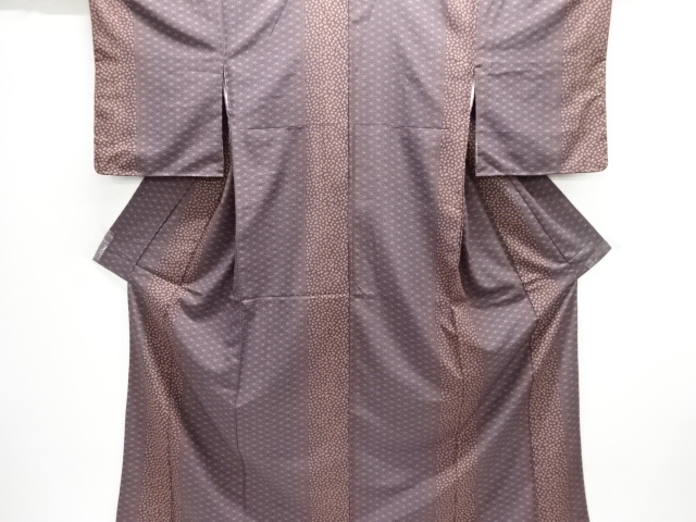 麻の葉に桜模様小紋着物